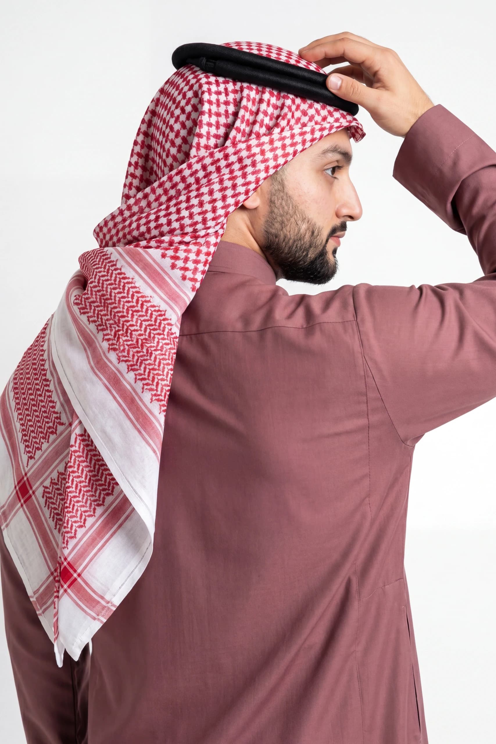 Dusty Rose Saudi Thobe 7