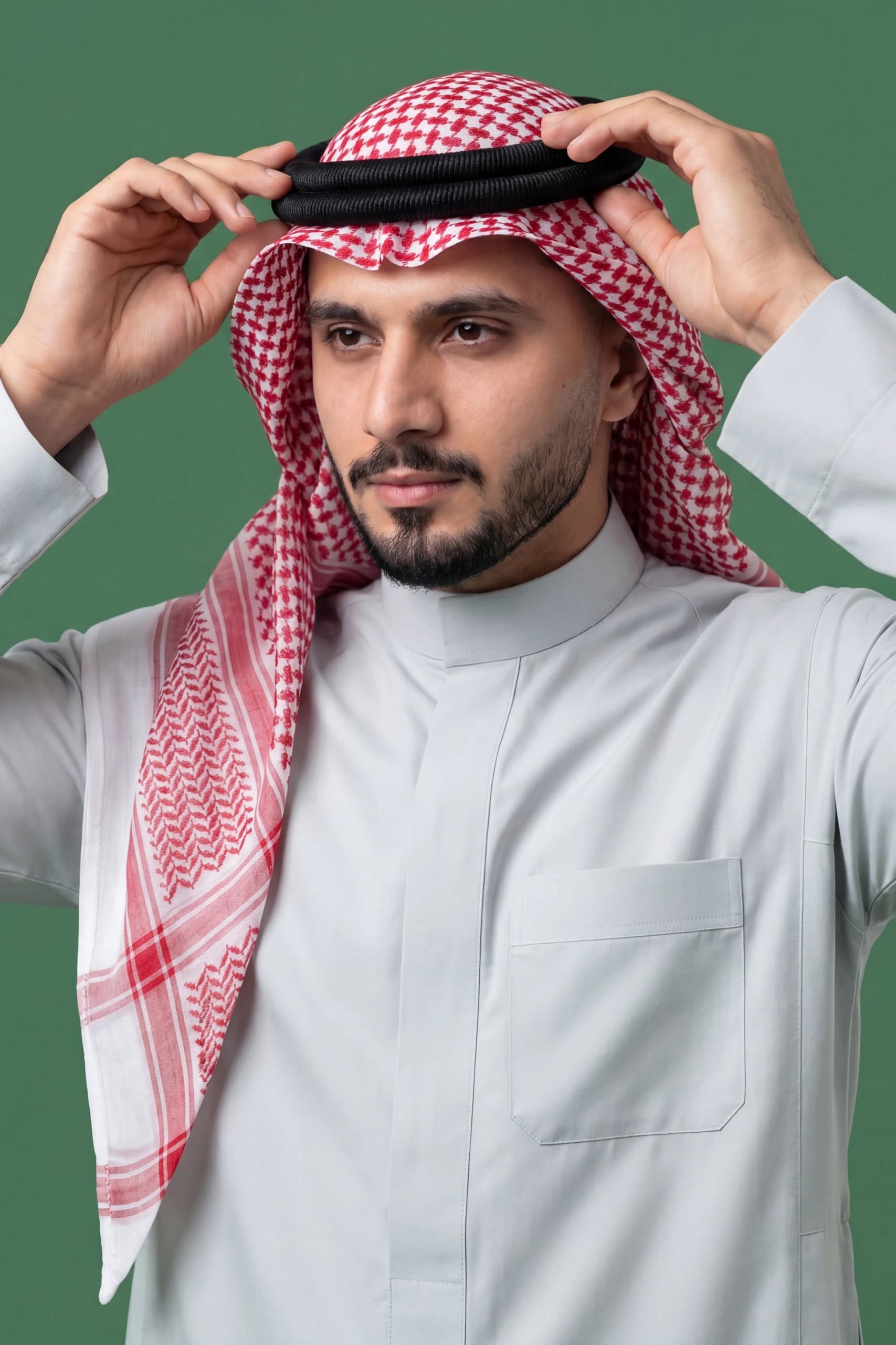 Fog Grey Saudi Thobe 2