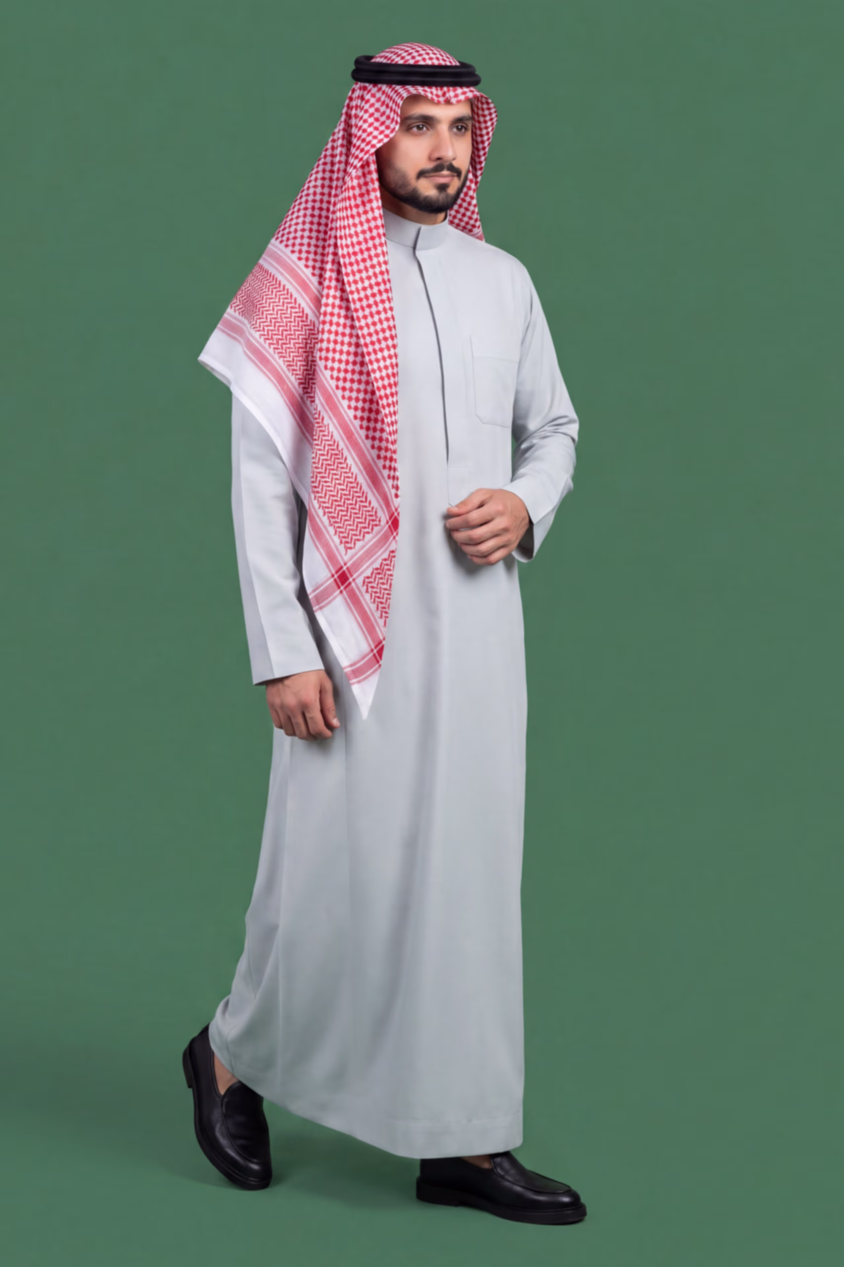 Fog Grey Saudi Thobe