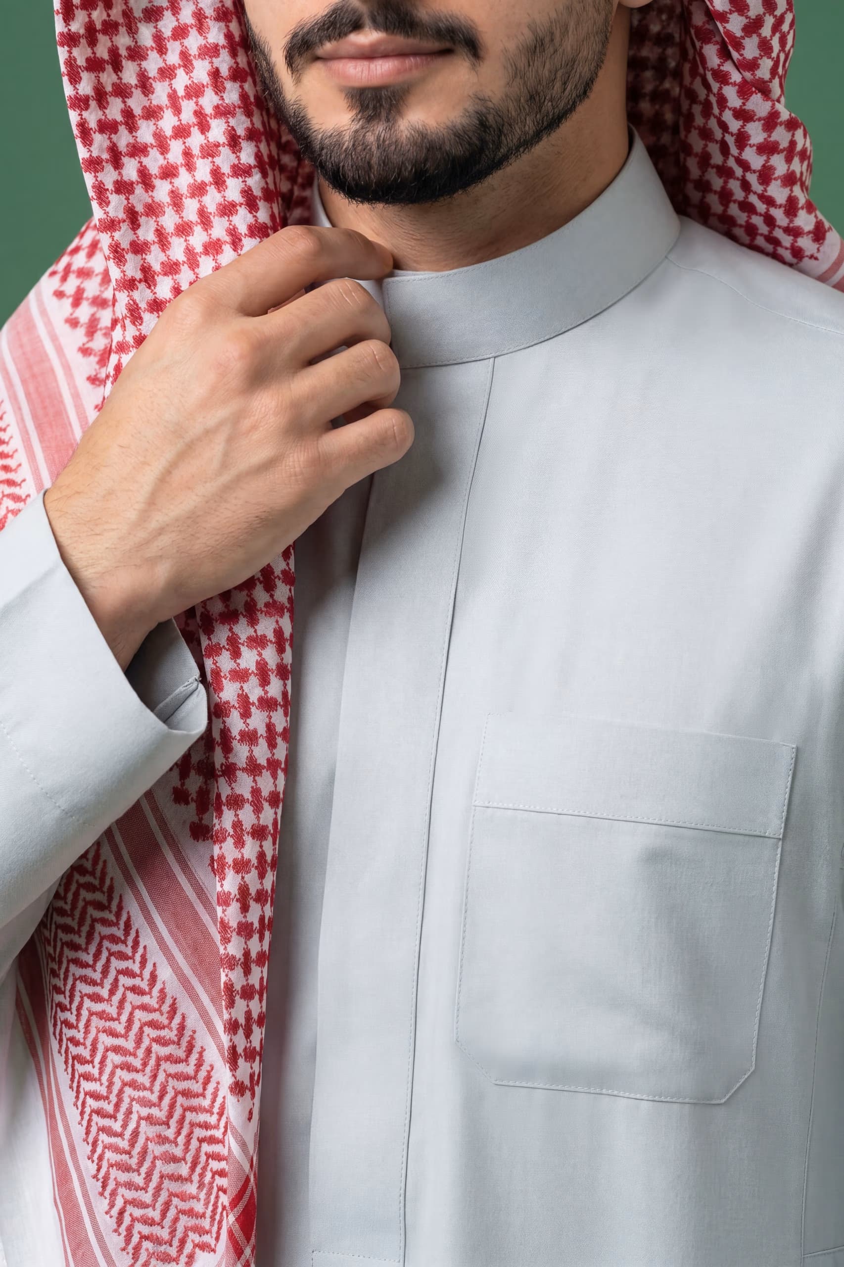 Fog Grey Saudi Thobe