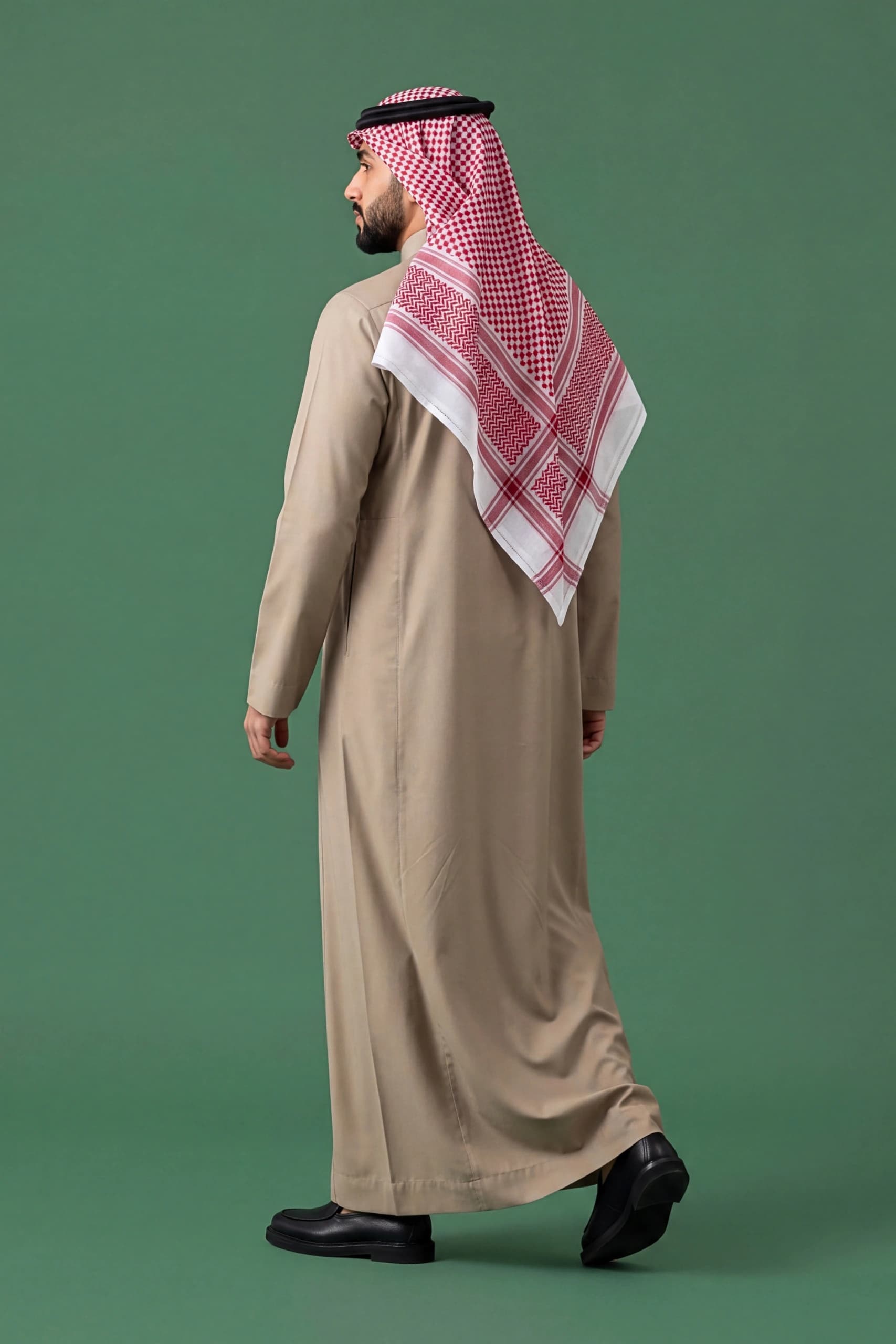 Khaki Beige Saudi Thobe 10