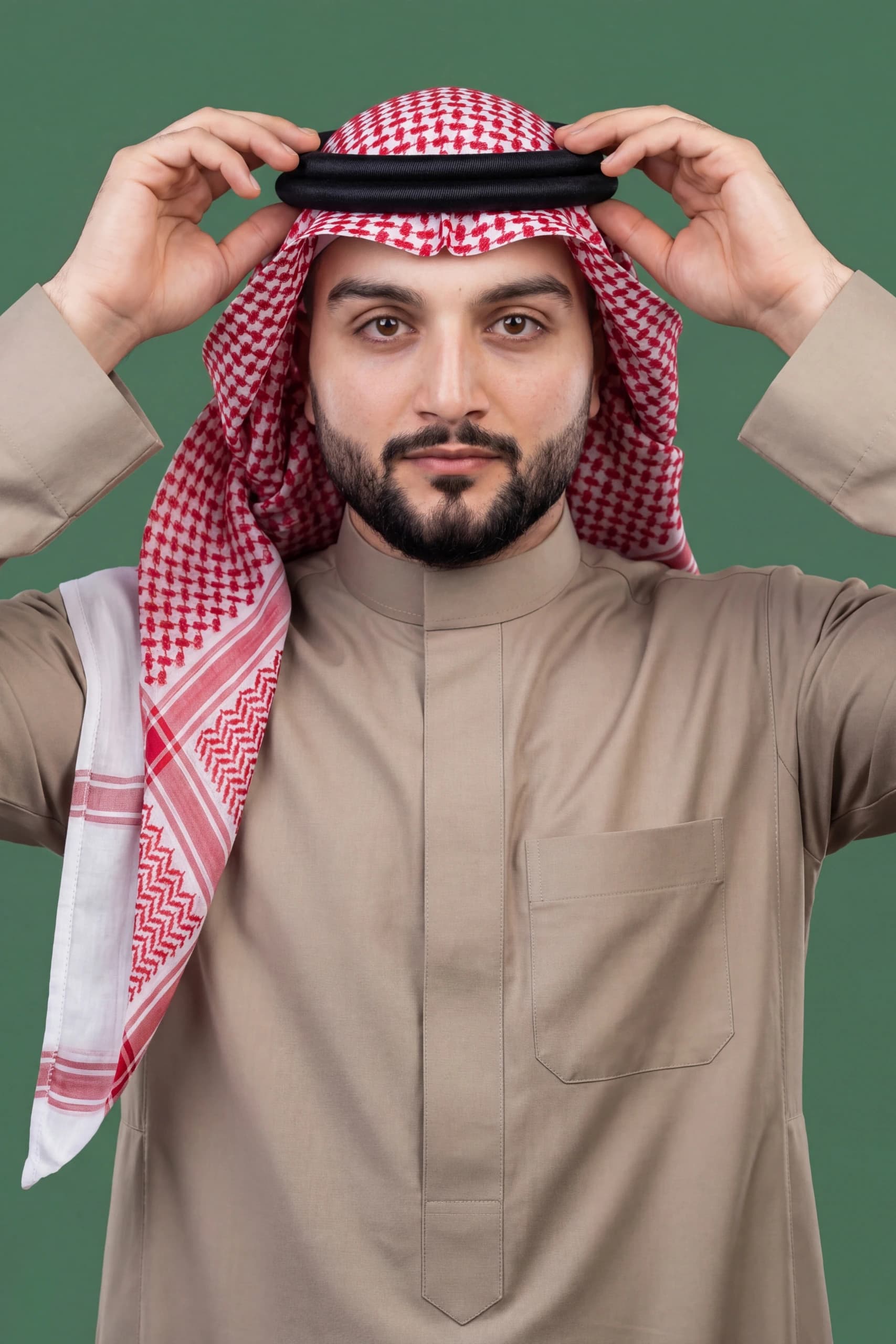 Khaki Beige Saudi Thobe 2