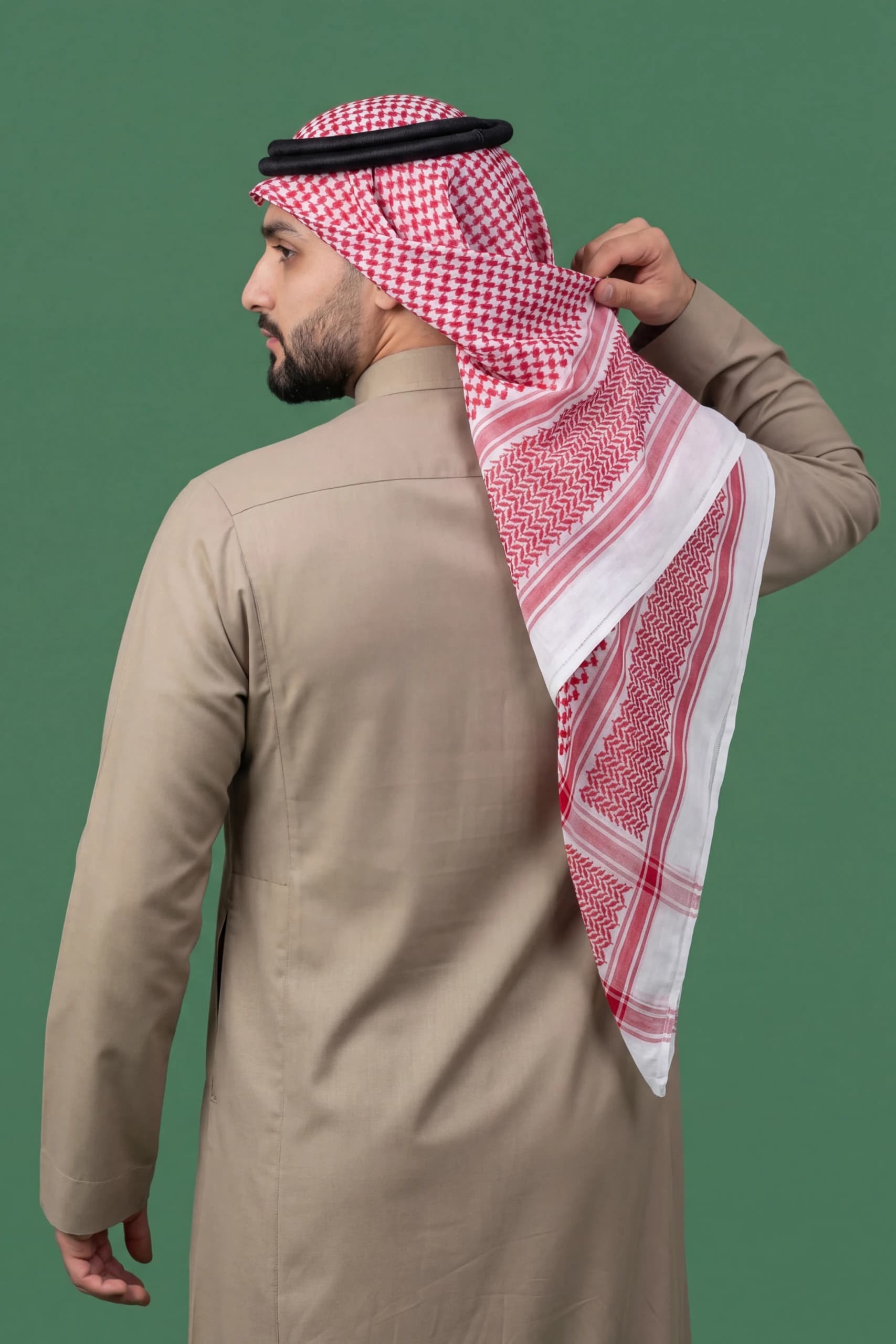 Khaki Beige Saudi Thobe 8