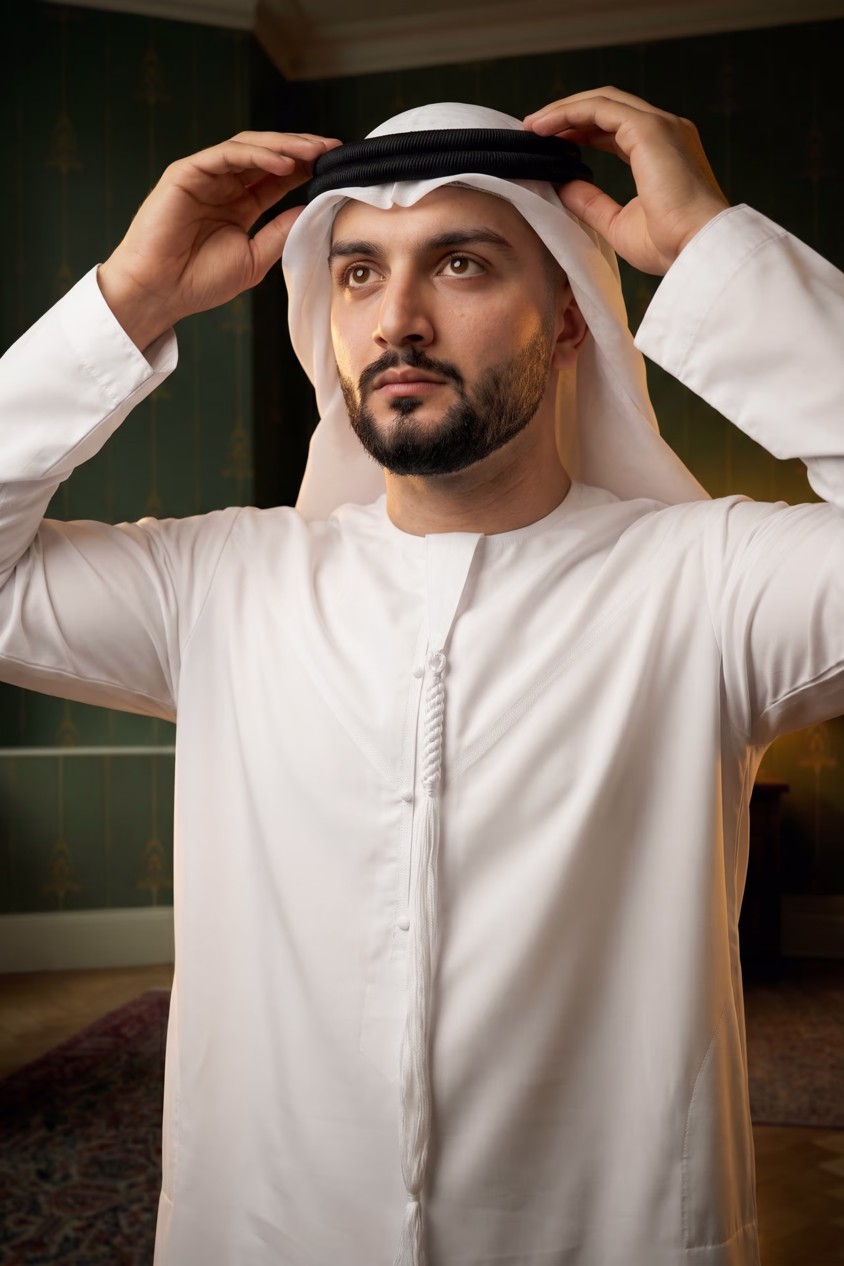 Luxury Off White Emirati Kandura 2