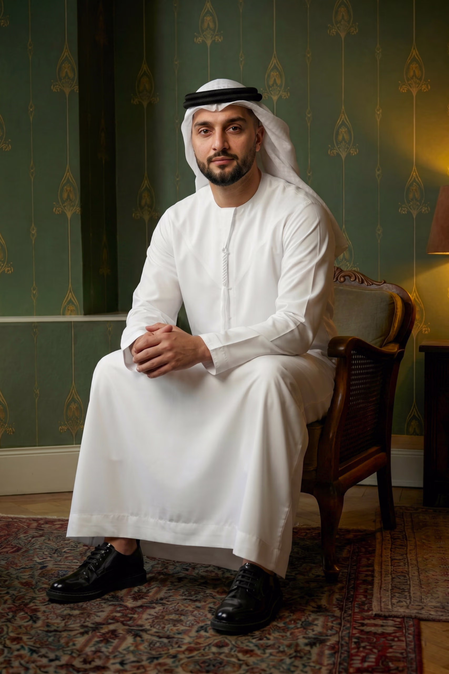 Luxury Off White Emirati Kandura 3