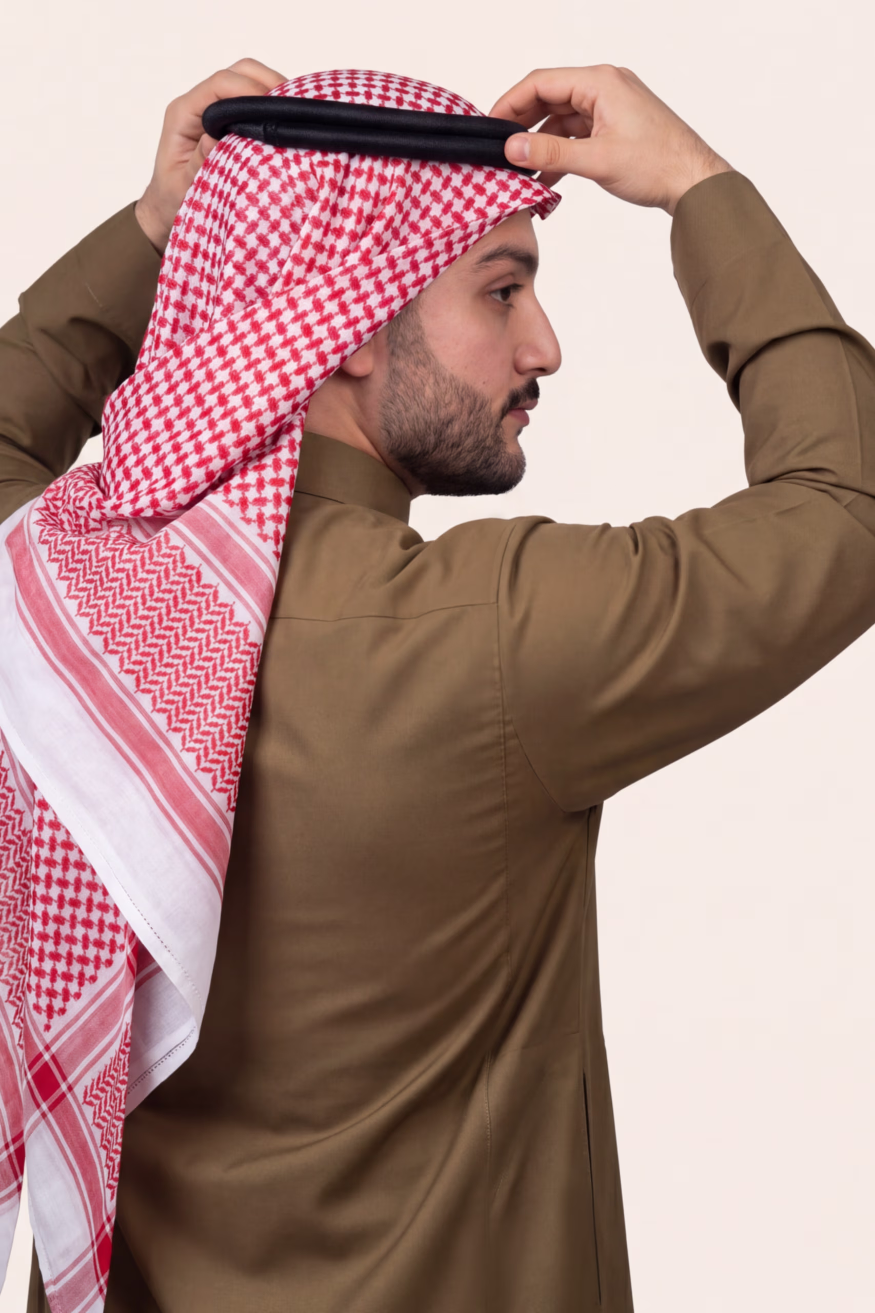 Olive Brown Saudi Thobe