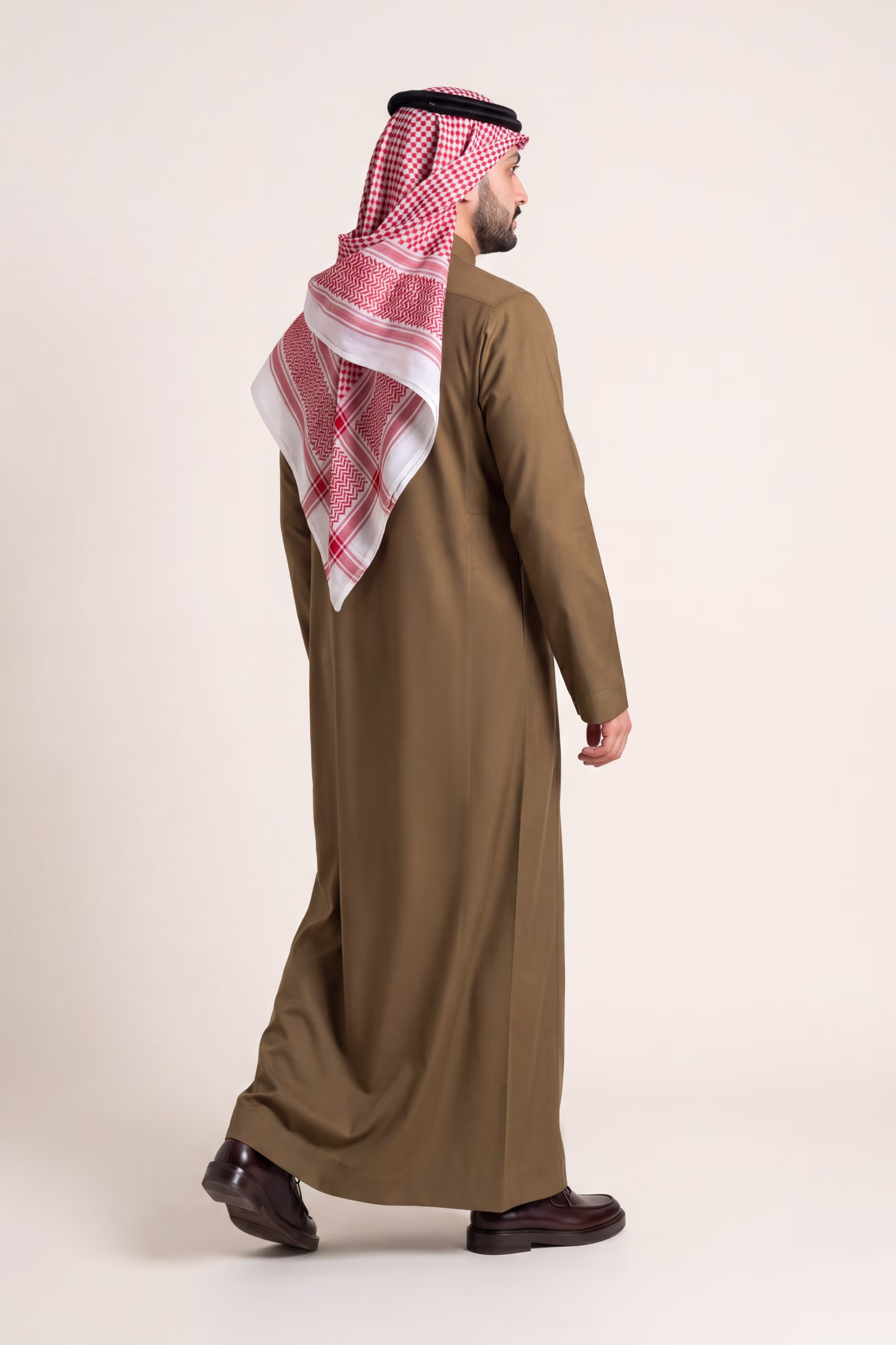 Olive Brown Saudi Thobe