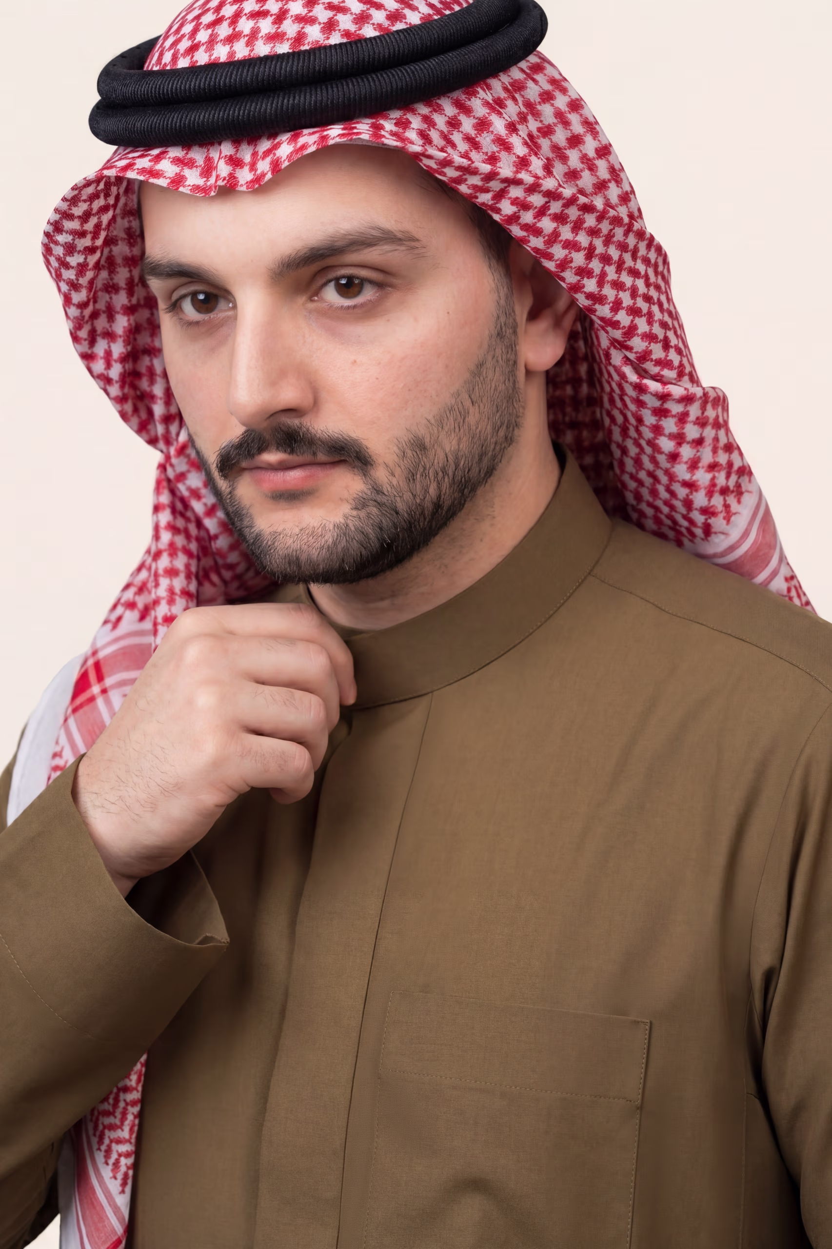 Olive Brown Saudi Thobe
