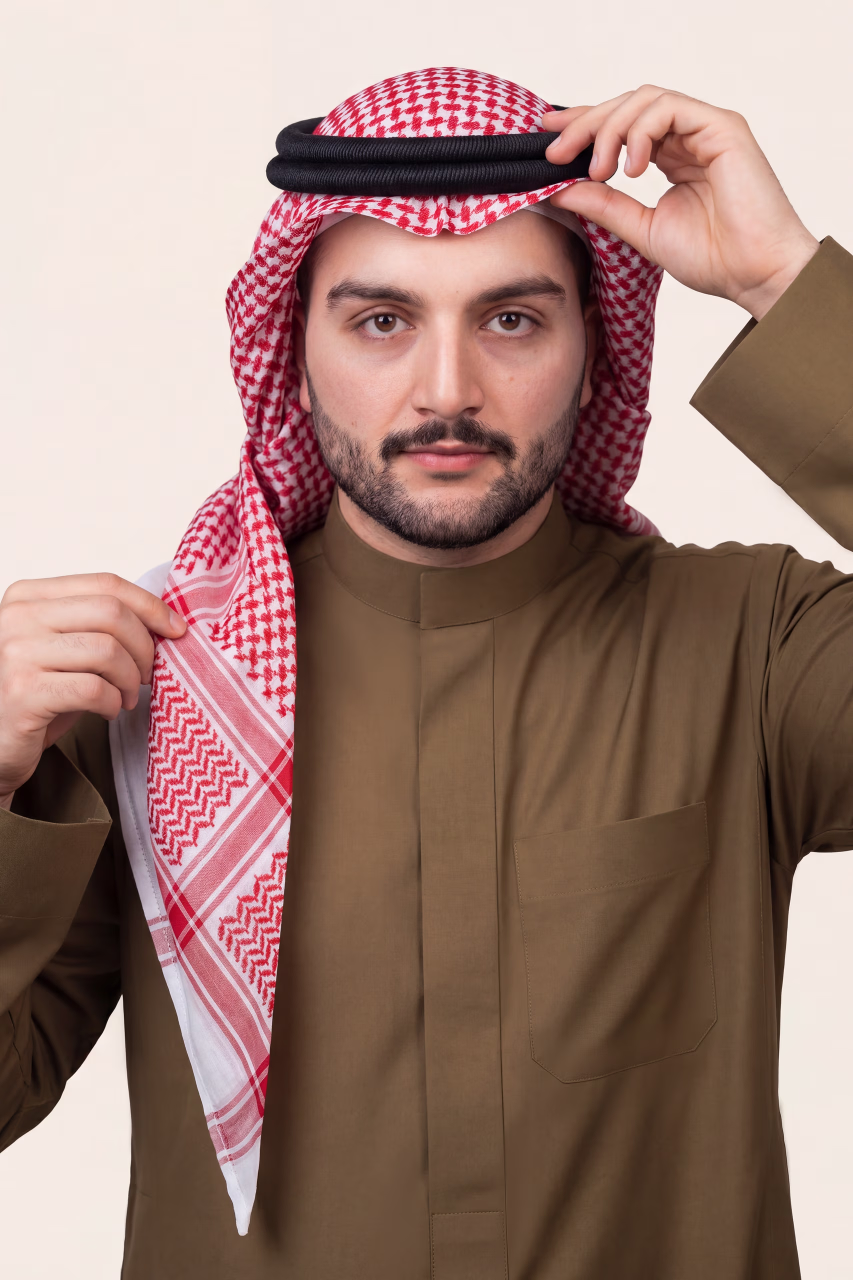 Olive Brown Saudi Thobe