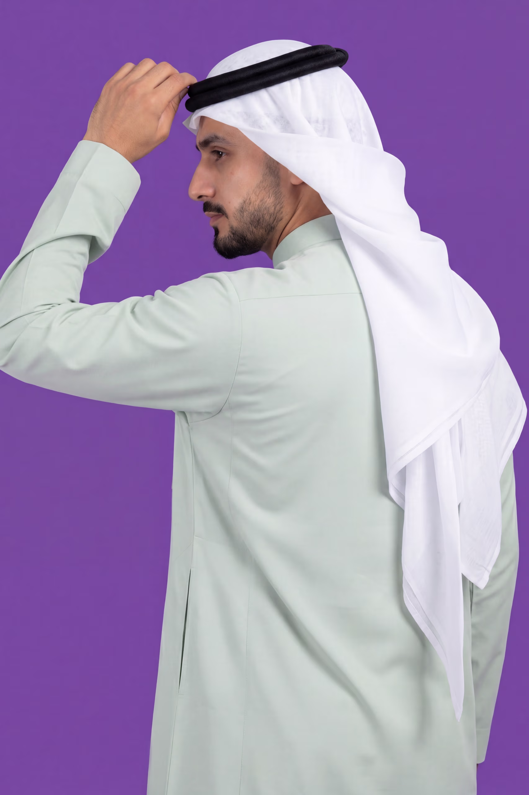 Pale Green Saudi Thobe