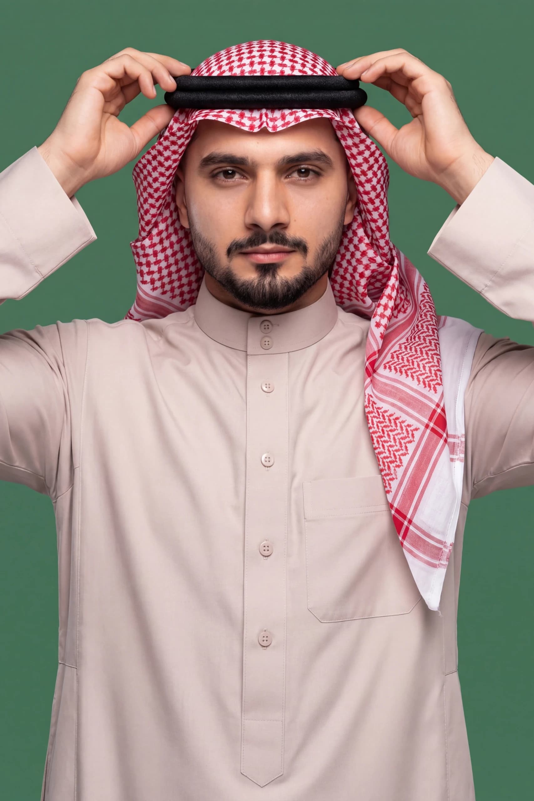 Pale pink Saudi Thobe 8