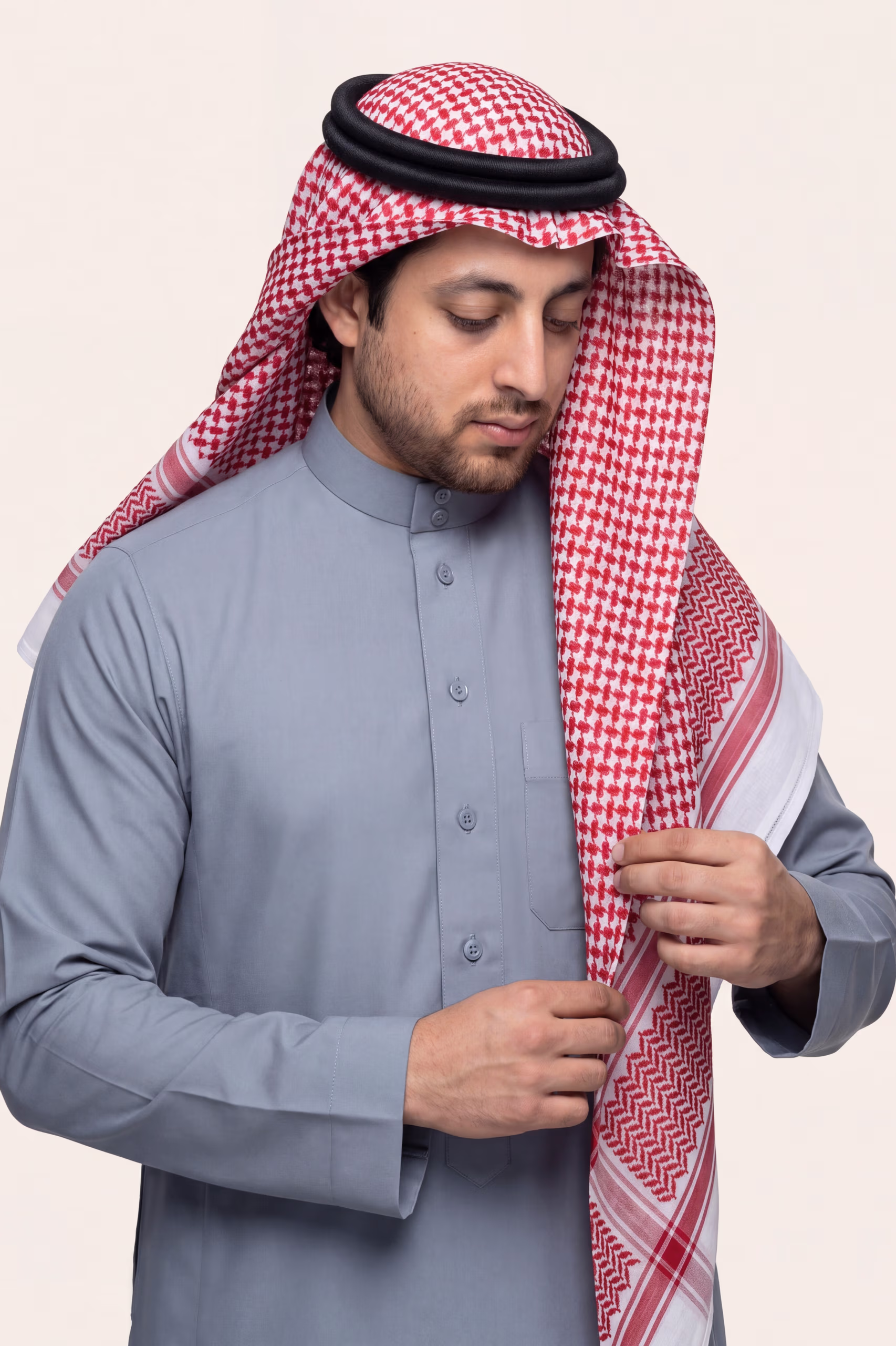 Slate Blue Saudi Thobe 5