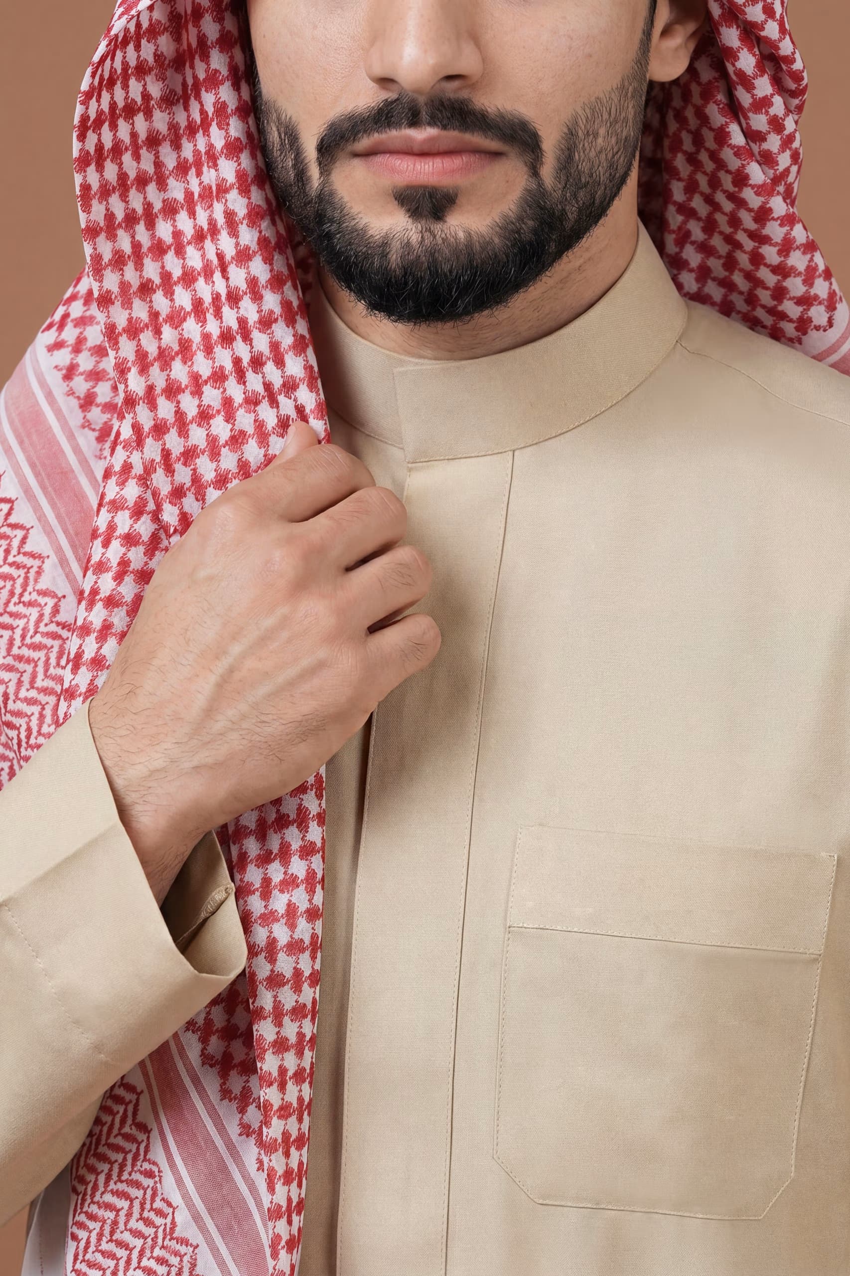 Pale Yellow Saudi Thobe 10