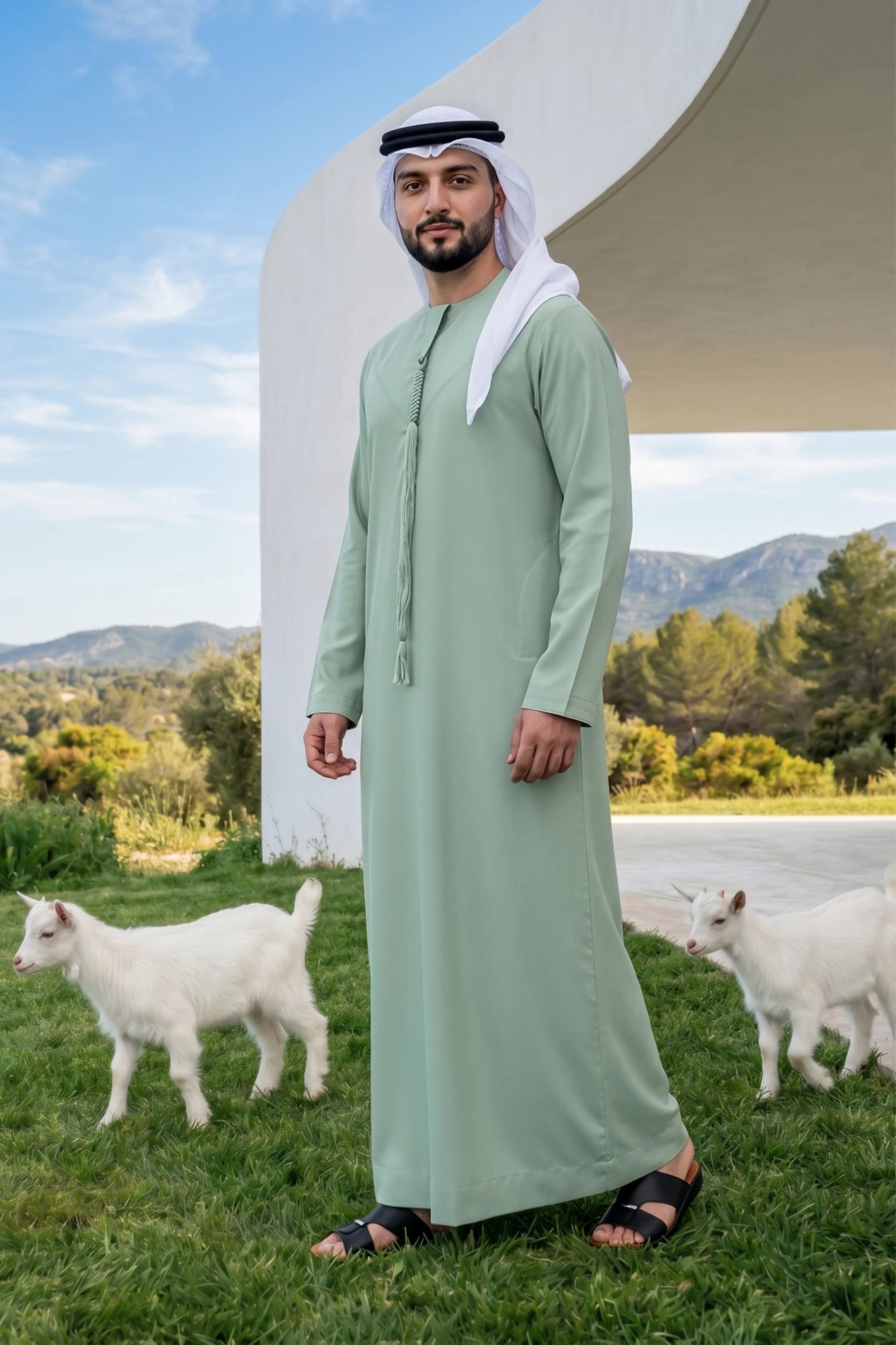 Tropical Mint Emirati Kandora 1