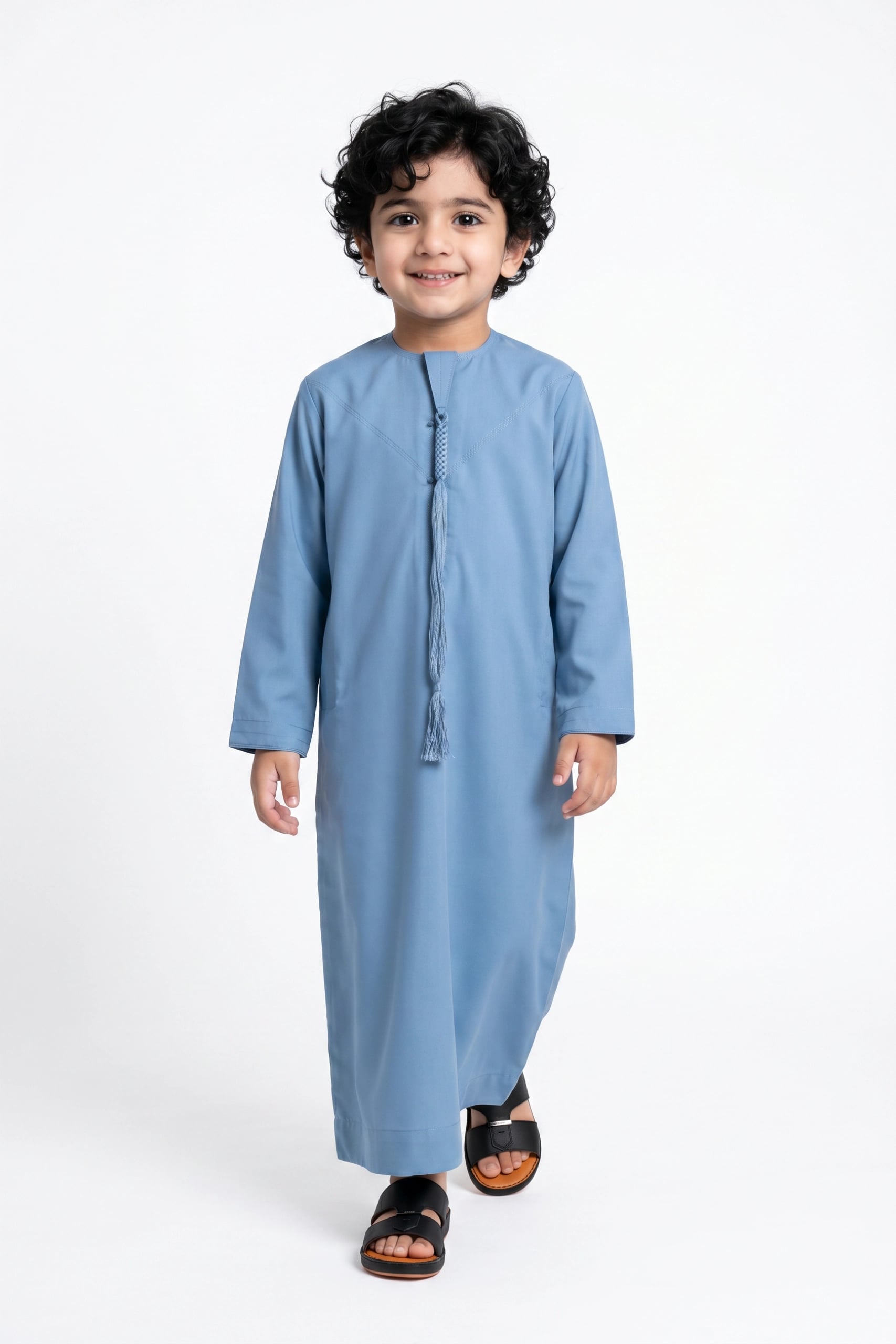  Muted Denim Blue Kids Kandora 1