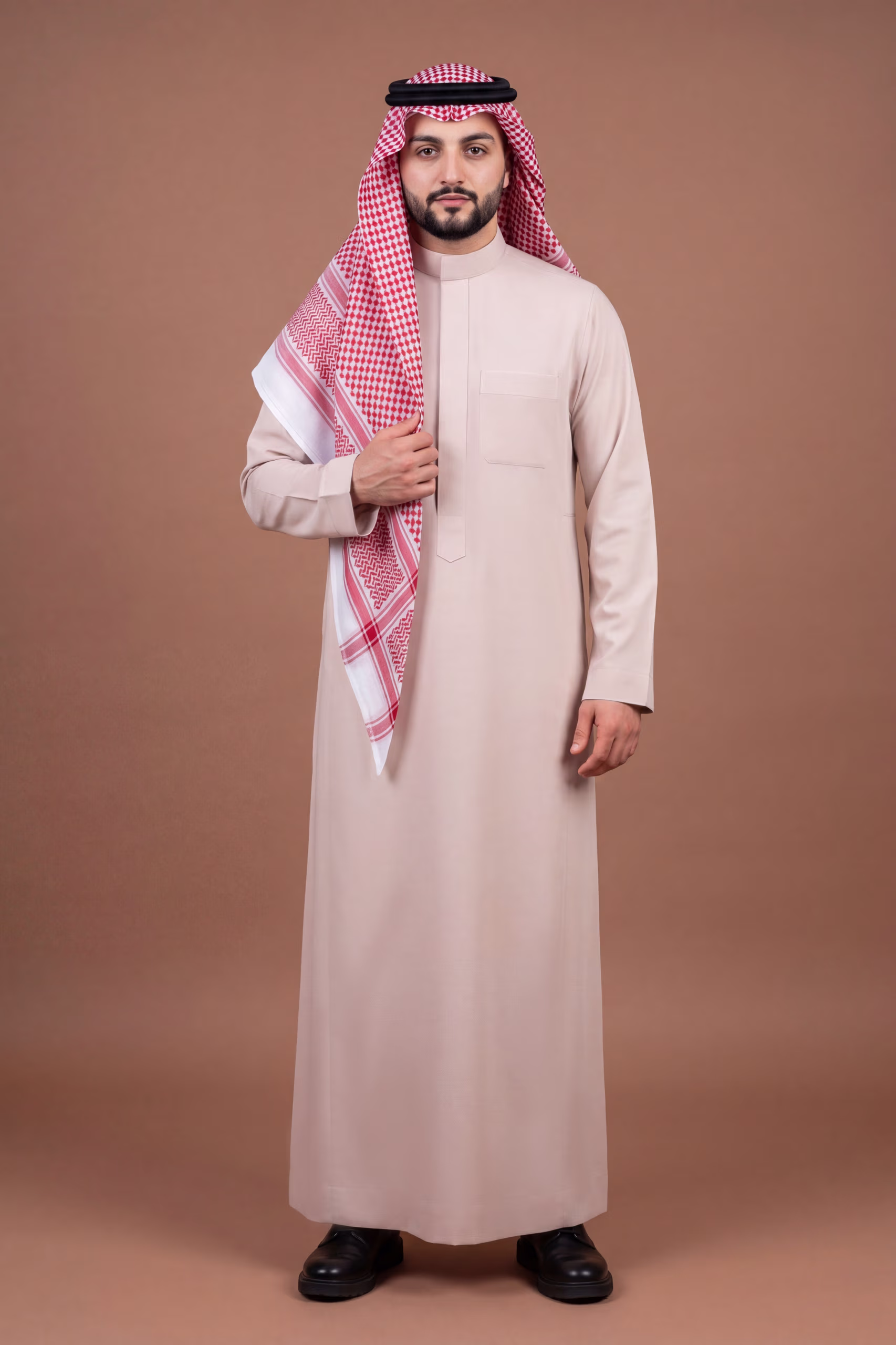 Baby Pink Saudi Thobe 1