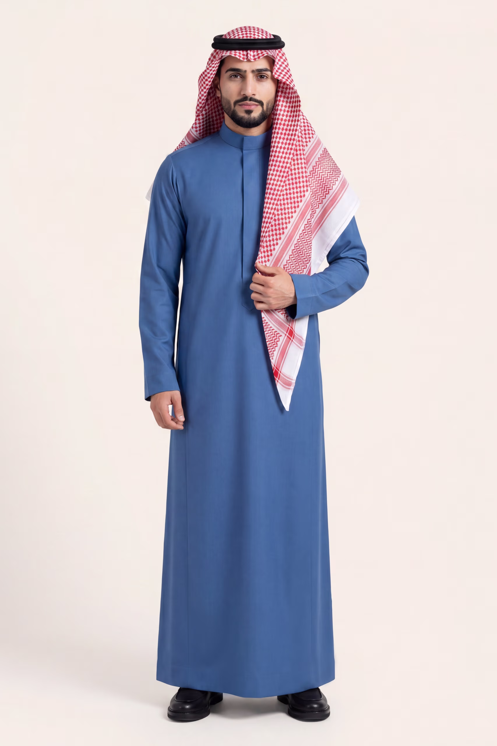 Cobalt Blue Saudi Thobe 1