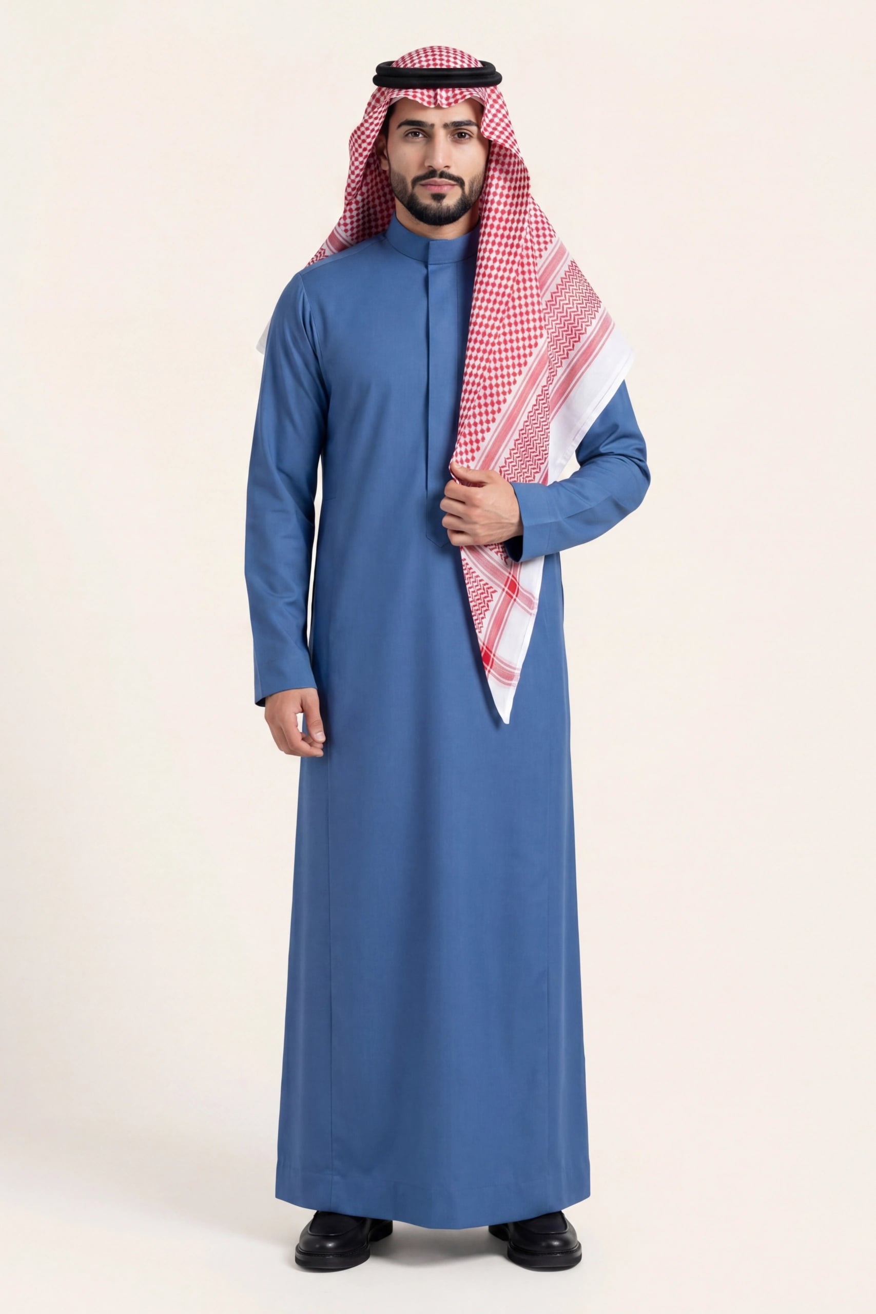 Cobalt Blue Saudi Thobe 1