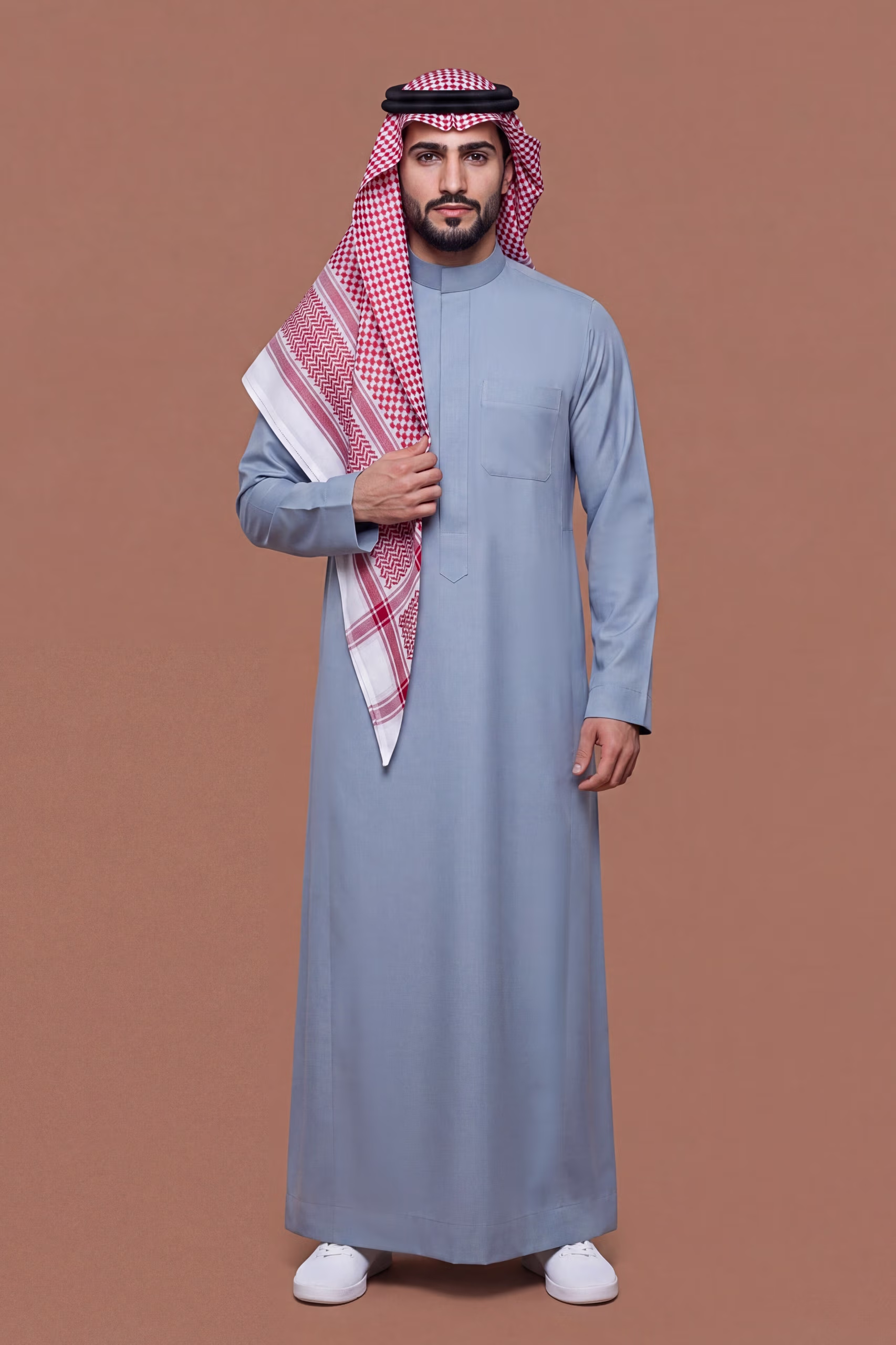 Light Blue Saudi Thobe 1