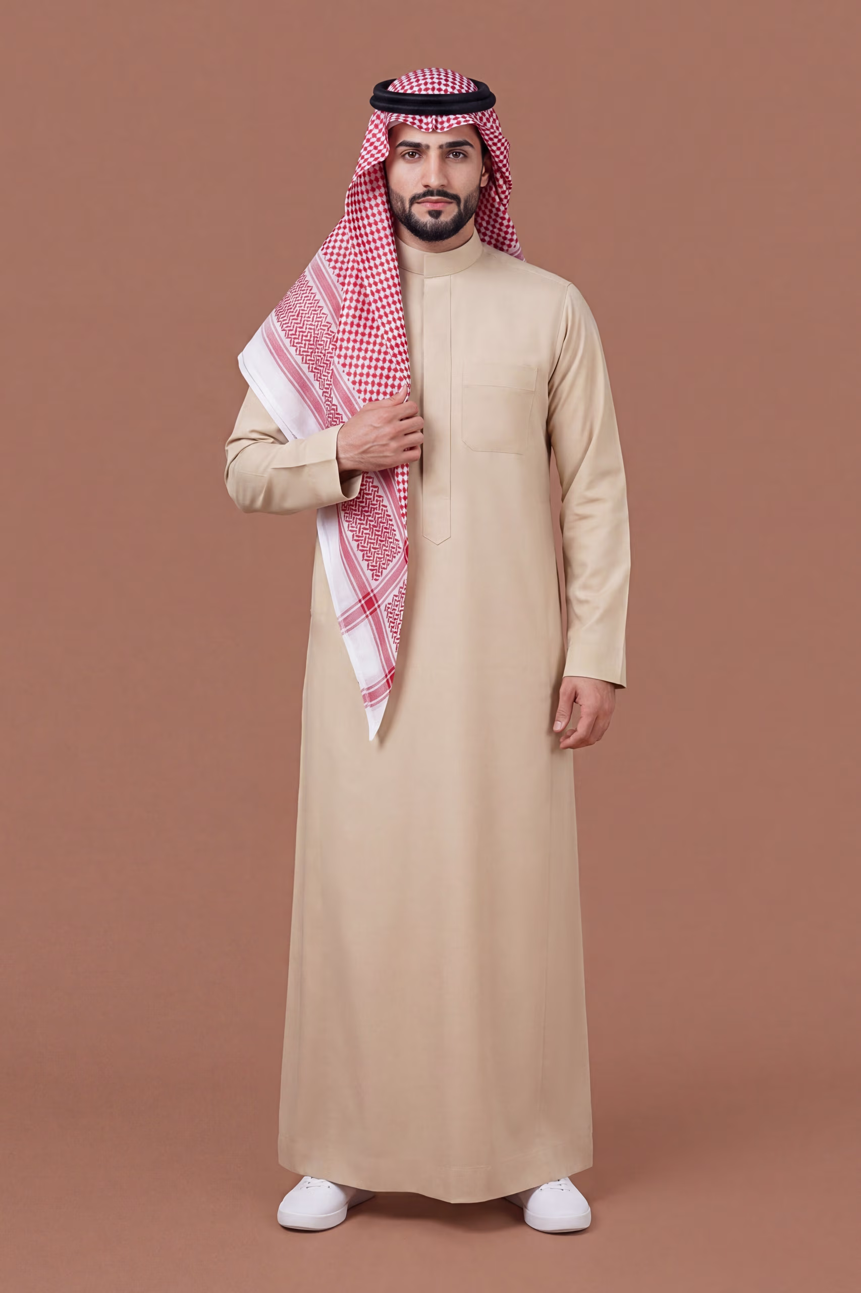 Pale Yellow Saudi Thobe 1