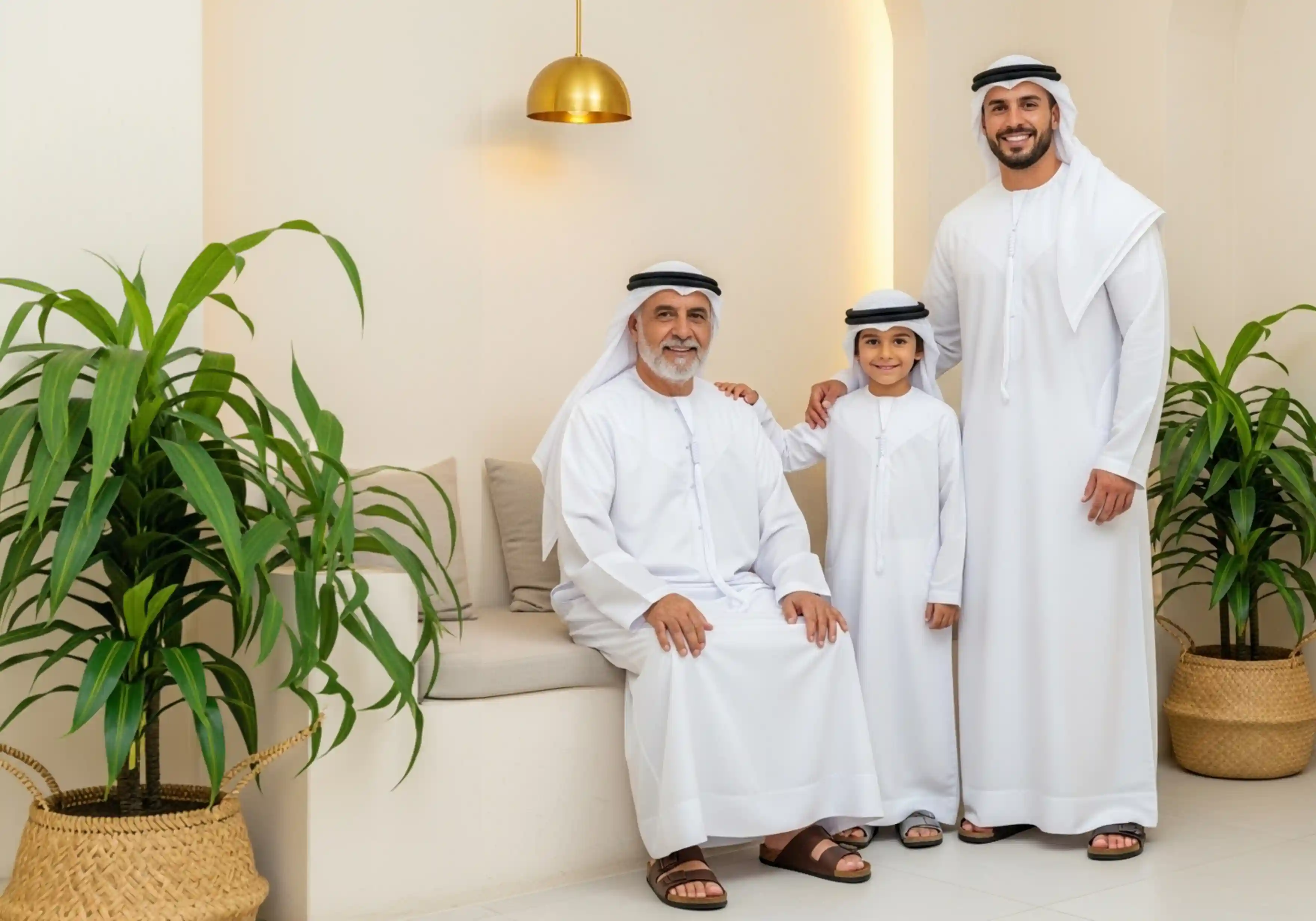 Premium Kandora for Men's - Traditional Emirati formal wear