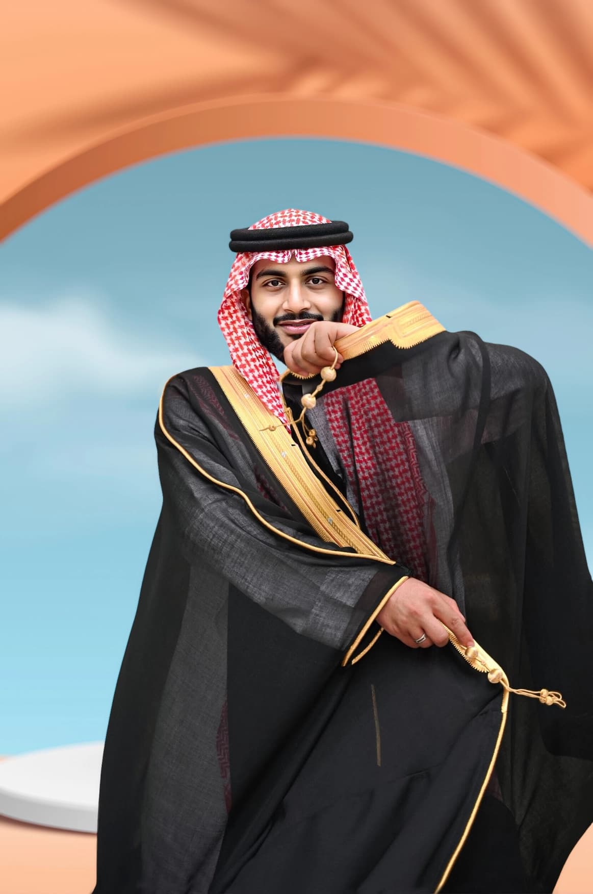 Shabab al Yola's Bisht with Finest Fabric - Stellar Edition