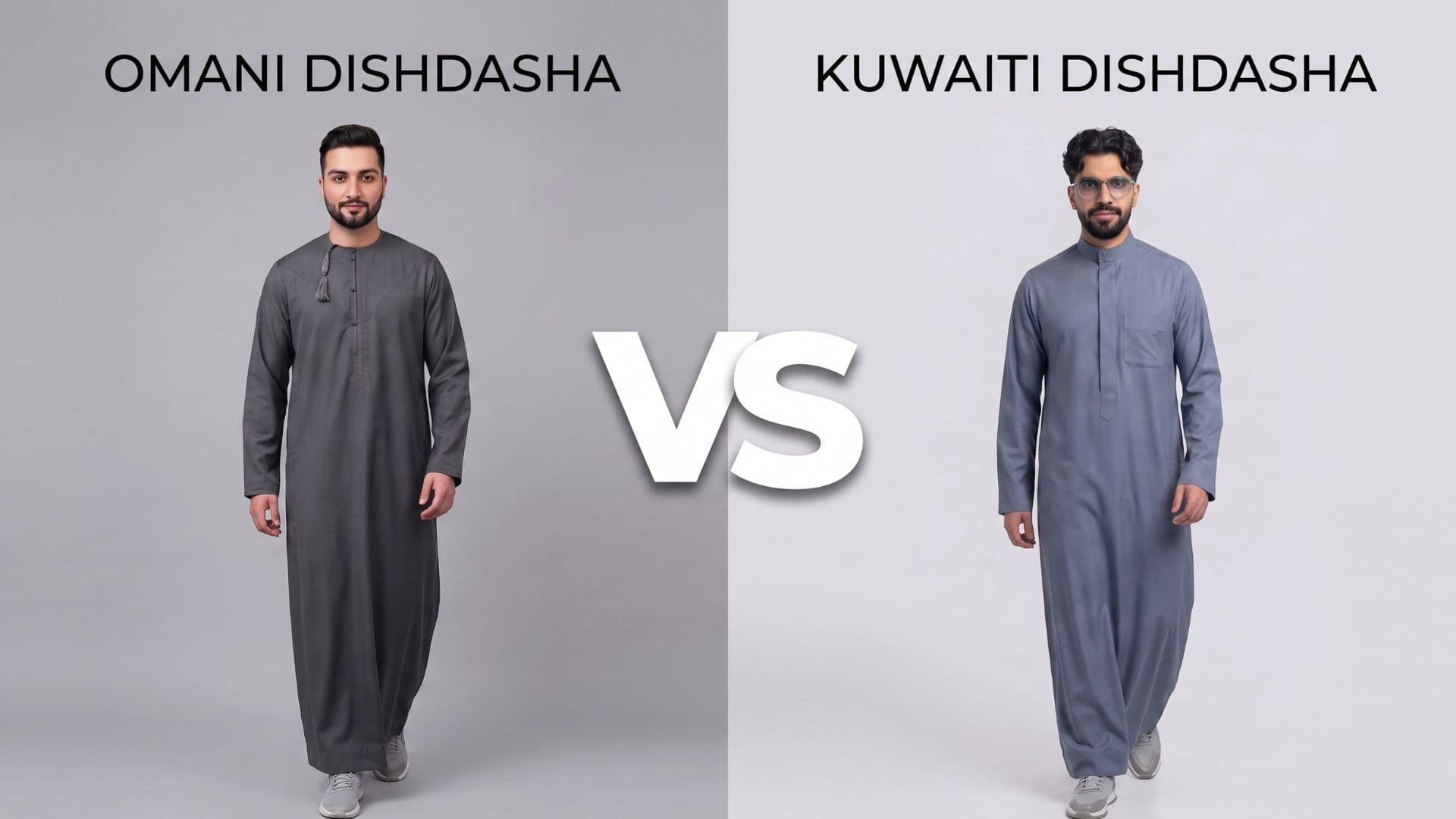 Kuwaiti Dishdasha Vs Omani Dishdasha | What's the Difference